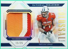 Taylor Lewan [Prime] Football Cards 2018 National Treasures Colossal Pro Bowl Materials Prices