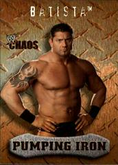 Batista [Gold] Wrestling Cards 2004 Fleer WWE Chaos Prices