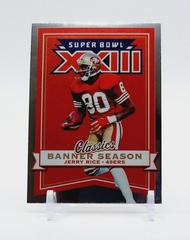 Jerry Rice [Silver] #BS-13 Football Cards 2022 Panini Classics Banner Season Prices