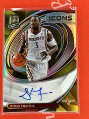 Steve Francis [Gold] #IA-SVF Basketball Cards 2021 Panini Spectra Icons Autographs Prices