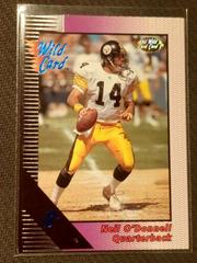 Neil O'Donnell [5 Stripe Silver] Football Cards 1992 Wild Card Field Force Prices