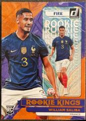 William Saliba [Orange] Soccer Cards 2022 Panini Donruss Rookie Kings Prices