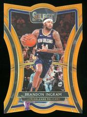 Brandon Ingram [Die Cut Orange Prizm] Basketball Cards 2019 Panini Select Prices