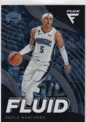 Paolo Banchero #20 Basketball Cards 2022 Panini Flux Fluid Prices