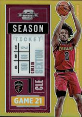 Collin Sexton [Gold] Basketball Cards 2020 Panini Contenders Optic Prices