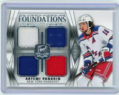 Artemi Panarin #F-AP Hockey Cards 2020 Upper Deck The Cup Foundations Quad Jersey Prices