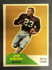 Jim Swink Football Cards 1960 Fleer Prices