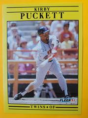 Kirby Puckett #623 Baseball Cards 1991 Fleer Prices