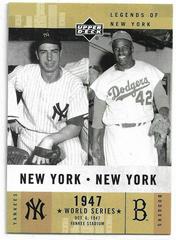 DiMaggio, Robinson #156 Baseball Cards 2001 Upper Deck Legends of NY Prices