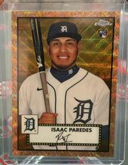 Isaac Paredes [Gold Wave Refractor] #66 Baseball Cards 2021 Topps Chrome Prices
