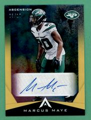 Marcus Maye [Gold] #ASC-MCO Football Cards 2021 Panini Chronicles Ascension Autographs Prices