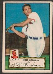 Billy Goodman Baseball Cards 1952 Topps Prices