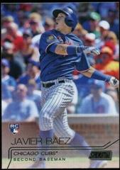 Javier Baez [Black Foil] #203 Baseball Cards 2015 Stadium Club Prices