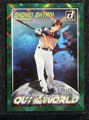 Shohei Ohtani [Green] #OW5 Baseball Cards 2018 Panini Donruss Out of This World Prices
