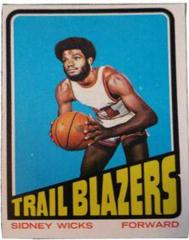 Sidney Wicks Basketball Cards 1972 Topps Prices