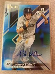 Jarred Kelenic [Autograph Blue] #TOP-8 Baseball Cards 2019 Bowman Platinum Top Prospects Prices