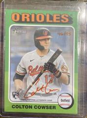 Colton Cowser [Special Edition Red Ink] #ROA-CC Baseball Cards 2024 Topps Heritage Real One Autograph Prices