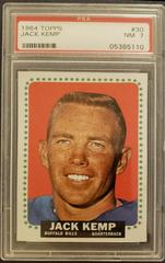 Jack Kemp #30 Football Cards 1964 Topps Prices