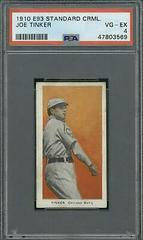 Joe Tinker Baseball Cards 1910 E93 Standard Caramel Prices