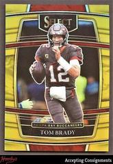 Tom Brady [Gold] #1 Football Cards 2021 Panini Select Prices
