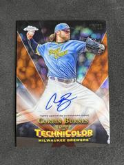 Corbin Burnes [Orange] Baseball Cards 2023 Topps Chrome in Technicolor Autographs Prices