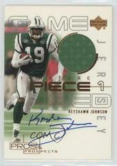 Keyshawn Johnson [Piece 1] Football Cards 2000 Upper Deck Pros & Prospects Signature Prices