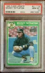 Mickey Tettleton #U-119 Baseball Cards 1985 Fleer Update Prices
