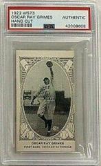 Oscar Ray Grimes [Hand Cut] Baseball Cards 1922 W573 Prices
