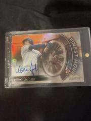 Aaron Judge [Orange Refractor] Baseball Cards 2018 Topps Finest Hour Autographs Prices