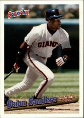Deion Sanders Baseball Cards 1996 Bazooka Prices