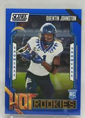 Quentin Johnston [Showcase] #7 Football Cards 2023 Panini Score Hot Rookies Prices