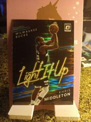 Khris Middleton [Gold Pulsar] #15 Basketball Cards 2021 Panini Donruss Optic Light It Up Prices