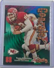 Tony Gonzalez [Super Rave] #198 Football Cards 1998 Skybox Thunder Prices