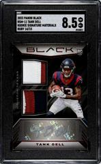 Tank Dell [Ruby] #RSM-11 Football Cards 2023 Panini Black Rookie Signature Materials Prices