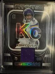 Kirk Cousins #19 Football Cards 2023 Panini Obsidian Atomic Material Prices