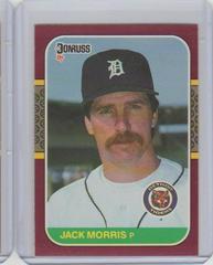 Jack Morris #212 Baseball Cards 1987 Donruss Opening Day Prices