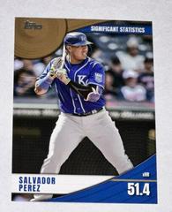Salvador Perez [Gold] #SS-13 Baseball Cards 2022 Topps Significant Statistics Prices