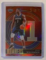 Zion Williamson [Red Prizm] Basketball Cards 2021 Panini Select Numbers Prices