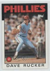 Dave Rucker #39 Baseball Cards 1986 Topps Prices