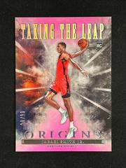 Jabari Smith Jr. [Pink] #21 Basketball Cards 2022 Panini Origins Taking the Leap Prices