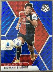 Giovanni Simeone [Blue Mosaic] Soccer Cards 2020 Panini Mosaic Serie A Prices