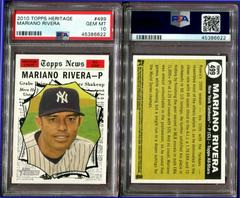 Mariano Rivera #499 Baseball Cards 2010 Topps Heritage Prices