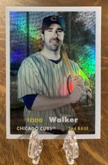Todd Walker [Chrome Black Refractor] #11 Baseball Cards 2006 Topps Heritage Chrome Prices