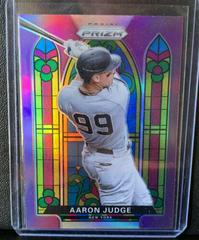 Aaron Judge [Purple Prizm] #SG-5 Baseball Cards 2021 Panini Prizm Stained Glass Prices