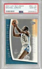 Michael Jordan #MJ-20 Basketball Cards 2001 Upper Deck MJ's Back Prices