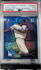 Oneal Cruz [Blue Shimmer] Baseball Cards 2016 Bowman Chrome Prospect Prices