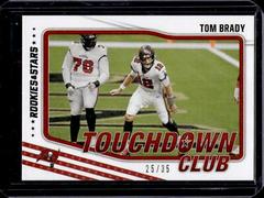Tom Brady [Purple] #TDC7 Football Cards 2021 Panini Rookies and Stars Touchdown Club Prices