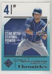 Alex Gordon [Teal] #49 Baseball Cards 2018 Panini Chronicles Prices