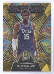 Mark Williams [Gold] Basketball Cards 2022 Panini Chronicles Draft Picks Rookie Aura Prices