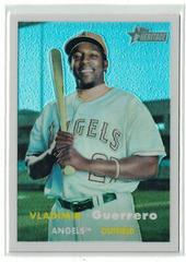 Vladimir Guerrero [Chrome Black Refractor] Baseball Cards 2006 Topps Heritage Chrome Prices